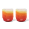 Silipint Stemless Wine Glasses 12oz 2 Pk Marigold