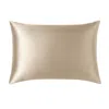 Silk And Bears Neutrals Golden Beige Mulberry Silk Pillowcase – Pure Silk, Envelope Style In Neutral