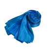 Silk And Bears Women's Blue / Green Midnight Forest Brushstroke Haboitai Silk Scarf – Hand-dyed Mulberry Silk In Multi