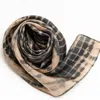 Silk And Bears Women's Brown / Black Natural Sand & Charcoal Burst Silk Habotai Scarf – Hand-dyed Mulberry Silk In Multi