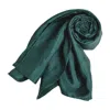 Silk And Bears Women's Emerald Green Mulberry Silk Scarf – Handmade Sheer Shawl In Pure Silk In Green