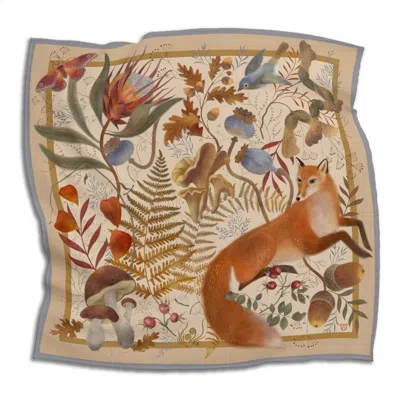 Silk&soul Women's Light Fox Scarf
