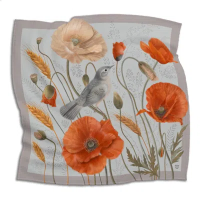 Silk&soul Women's Poppy Scarf In Multi