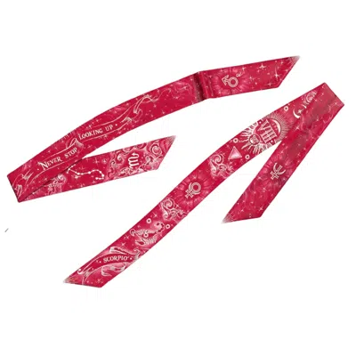 Silk&soul Women's Scorpio Zodiac Twilly In Red