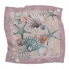 Silk&soul Women's Shells And Pearls Scarf