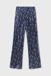 Silk Laundry Bias Cut Pants Hounds Paisley In Hounds Paisley