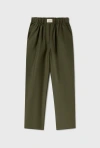Silk Laundry Green Cotton Silk Paper Bag Lounge Pants In Pine