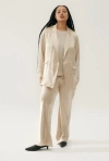 Silk Laundry Relaxed Blazer Hazelnut In Hazelnut