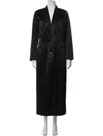 Pre-owned Silk Laundry Silk Coat In Black