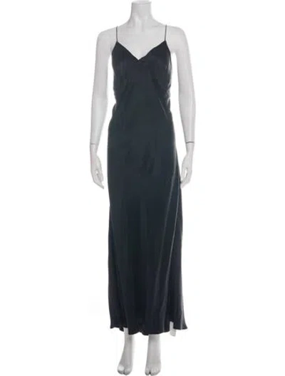 Pre-owned Silk Laundry Silk Long Dress In Multi