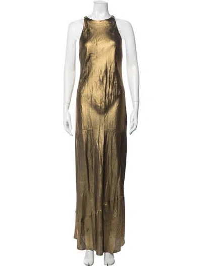 Pre-owned Silk Laundry Silk Long Dress In Multicolor