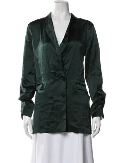 Pre-owned Silk Laundry Silk Pajamas In Green