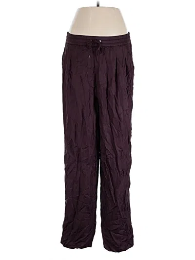 Pre-owned Silk Laundry Silk Pants In Purple
