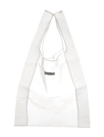 Pre-owned Silk Laundry Silk Tote In White