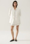 Silk Laundry Twill Miami Blazer White In White