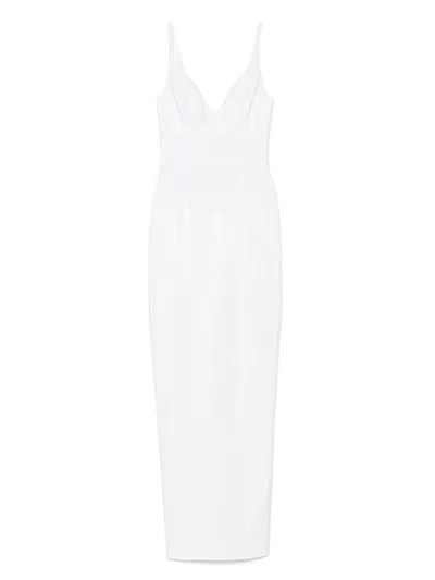 Silk Love & Lace Anais Dress In White