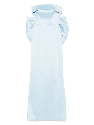 Silk Love & Lace Bella Dress In Blue