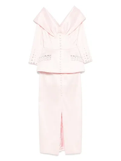 Silk Love & Lace Tamara Dress In Pink