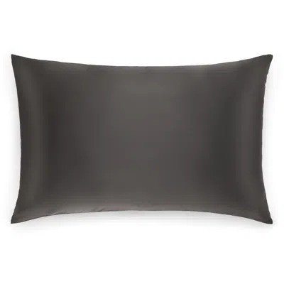 Silk Works Grey King Size  Pillowcase