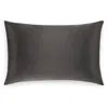 Silk Works Grey  Pillowcase In Gray