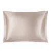 Silk Works London Neutrals Lucinda Oxford Silk Works Pillowcase- Caramel In Brown