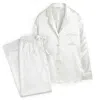 Silk Works London Women's White Silk Works Pyjama Set - Ivory In White