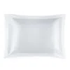 Silk Works Lucinda Oxford Border  Pillowcase- White In White