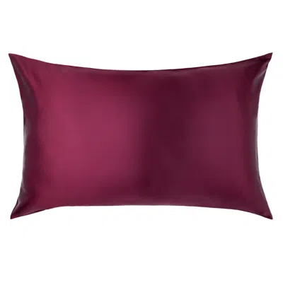 Silk Works Red Plum  Pillowcase