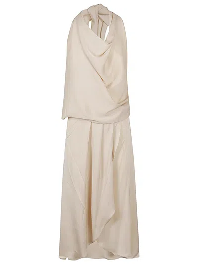 Silk95five Dresses Beige In Sand