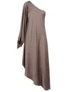 Silk95five Brown Ritz Silk Kaftan Dress