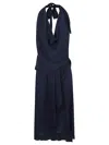 Silk95five Worth Ave Silk Short Dress In Blue