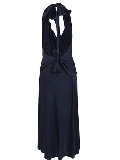 Silk95five Worth Ave Silk Short Dress In Blue