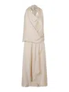 Silk95five Silk95 Five Worth Ave Silk Short Dress In Neutral