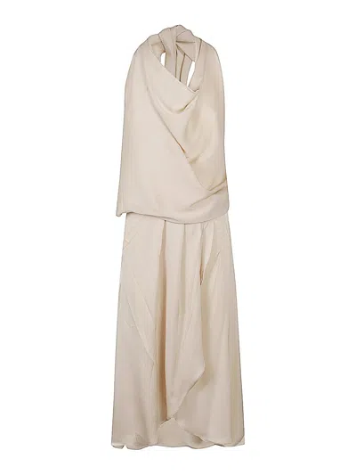 SILK95FIVE VESTIDO CORTO - BEIS