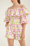 Silka Xoxo Off Shoulder Romper In Multicolor