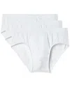 Silkcut 3pk Brief In White