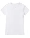 Silkcut V-neck T-shirt In White