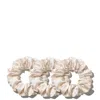 Silke London Hair Scrunchies - Cream In Cream