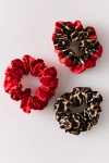 Silke London Large Scrunchies, Set Of 3 In Multi
