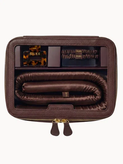 Silke London Pure Silk Heatless Curler - Brown