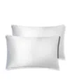 Silke Mulberry Silk Queen Pillowcase In White