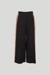 Silke Pantalone Bicolor Plissettato In Multicolore