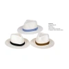 SILKS CHAPEAU BELIZE WHITE HAT WITH BLUE BAND