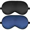 Silksilky 2 Pcs Silk Elastic Band Sleep Eye Mask Set