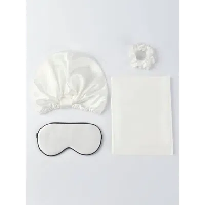 Silksilky 4-piece Mulberry Silk Set In White