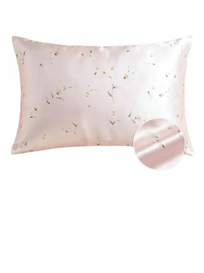 Silksilky Mulberry Silk Pillowcase In Snowbud Lily