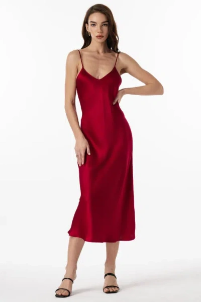 Silksilky Mulberry Silk Spaghetti Strap Long Nightgown