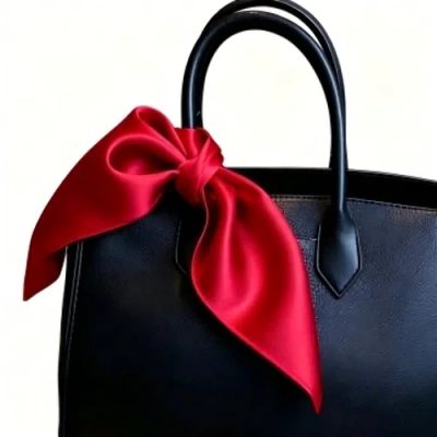 Silksilky Mulberry Silk Square Scarf In Red