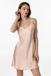 Shop Silksilky Mulberry Silk V-back Lace Nightgown Slip Dress