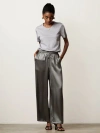 Silksilky Pants In Darkgray